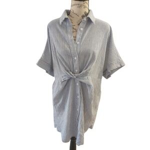 Cupshe- Button Down Collared Shirt Dress Size XS